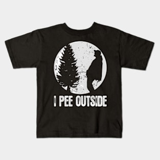 Camgs For I Pee Outside Inappropriate Kids T-Shirt